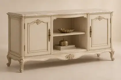 بوفيه كلاسيكي — بابان ورف وسطي مفتوح