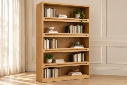 مكتبة رفوف — مقابض