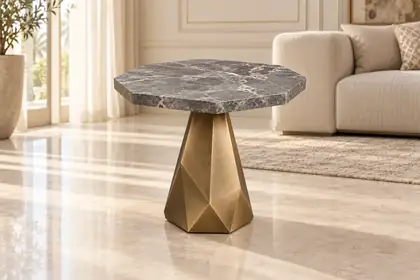 طاولة جانبية — مضلع